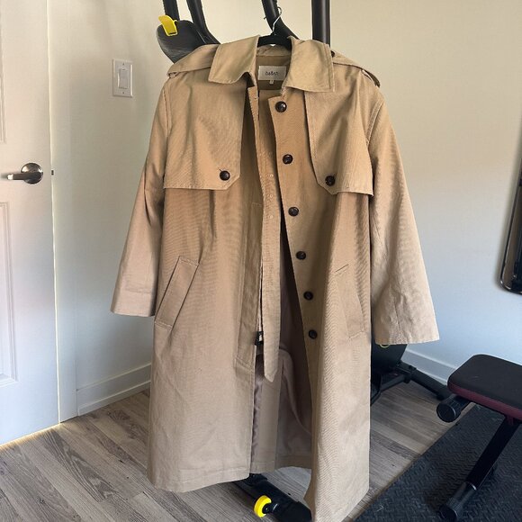 ba&sh POLAR midi-length trench coat | size 1 - Picture 1 of 11